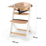 HRANILICA ENOCK KINDERKRAFT - BIJELA/NATURAL - Slika 7