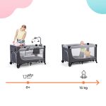 PUTNI KREVETIĆ LEODY KINDERKRAFT - SIVI S DODACIMA - Slika 4