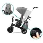 KINDERKRAFT TRICIKL EASYTWIST - SIVA - Slika 5