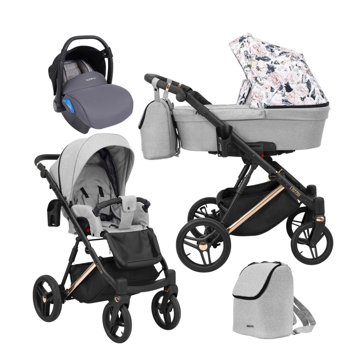 DJEČJA KOLICA KUNERT LAZZIO PREMIUM COPPER - BOJA 04 3U1 B - Slika 3
