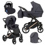 DJEČJA KOLICA KUNERT LAZZIO PREMIUM COPPER - BOJA 08 3U1 B - Slika 3