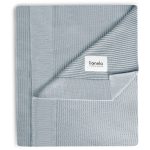 LIONELO BAMBUS DEKICA ZA BEBE 100X70 CM - SIVA