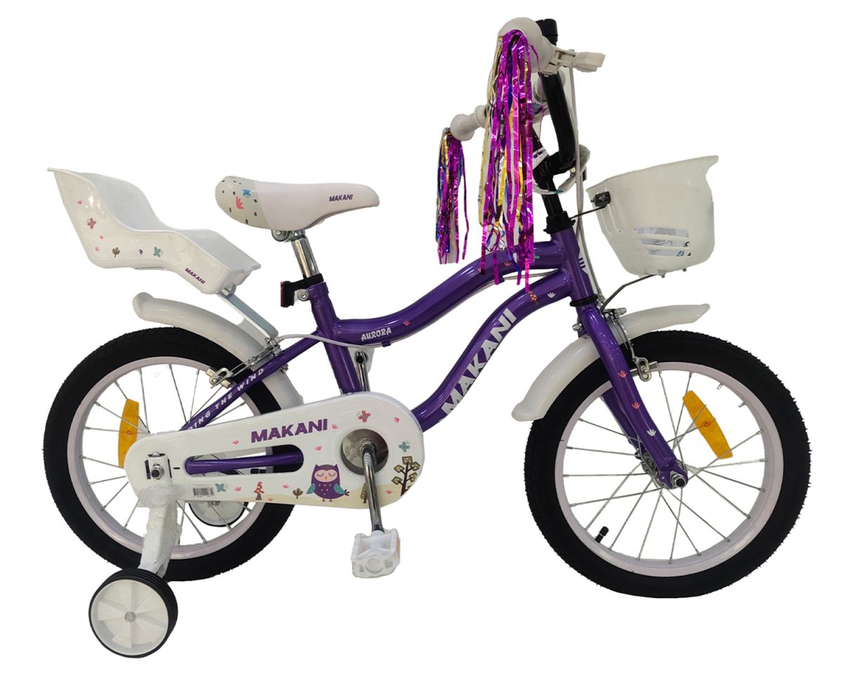 MAKANI DJEČJI BICIKL AURORA PURPLE 16" - Slika 1