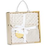 INTERBABY DEKICA MJEHURIĆI 80X110 CM - BEIGE - Slika 2