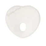 KIKKA BOO ERGONOMSKI JASTUK S MEMORIJSKOM PJENOM HEART AIRKNIT WHITE
