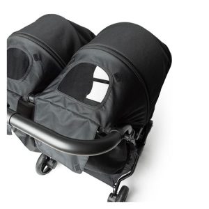 Kolica Za Blizance – Baby Monsters HappyTwin BLACK - Slika 4