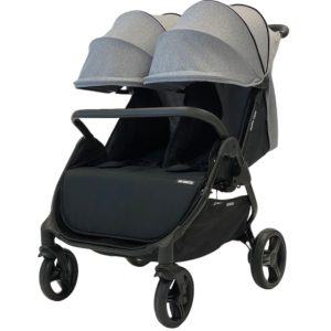 Kolica Za Blizance – Baby Monsters HappyTwin HEATHER GREY - Slika 11
