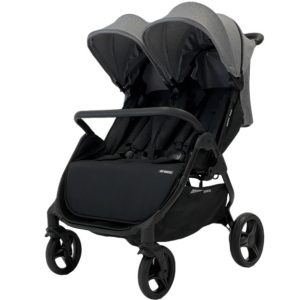 Kolica Za Blizance – Baby Monsters HappyTwin HEATHER GREY - Slika 3