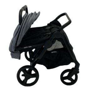 Kolica Za Blizance – Baby Monsters HappyTwin HEATHER GREY - Slika 7