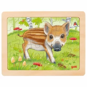 GOKI DRVENE PUZZLE ŠUMSKE ŽIVOTINJE - Slika 3