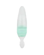 KIKKA BOO SILIKONSKA BOČICA ZA HRANJENJE SA ŽLIČICOM 90 ML - ROCKET MINT - Slika 2