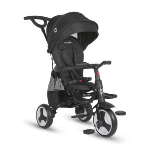 COCCOLLE SKLOPIVI TRICIKL SPECTRA PLUS PREMIUM - JET BLACK - Slika 3