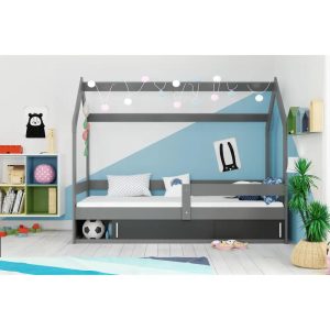 Krevet BMS Domek sa spremištem 160x80 cm GRF - Slika 2