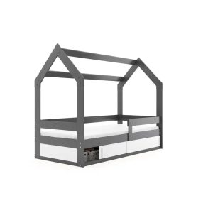 Krevet BMS Domek sa spremištem 160x80 cm GRF - Slika 3