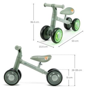 Kinderkraft Bicikl Cutie Flash, Green - Slika 4