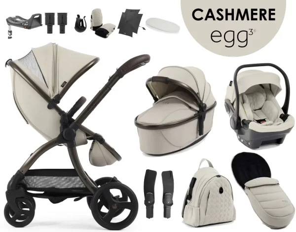 egg3® dječja kolica 12u1 - Cashmere