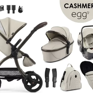 egg3® dječja kolica 9u1 - Cashmere