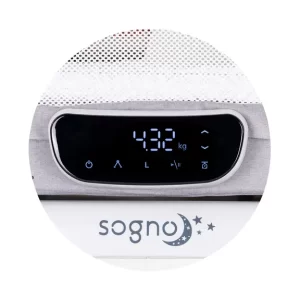 Chipolino dječji krevetić/kolijevka sa LED ekranom Sogno Grey - Slika 12