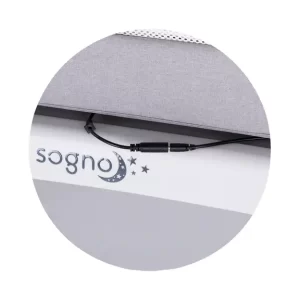 Chipolino dječji krevetić/kolijevka sa LED ekranom Sogno Grey - Slika 10