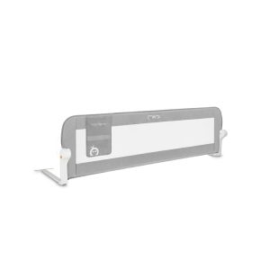MoMi LEXI PLUS zaštitna ograda za krevet 150x43 cm, siva