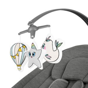 Lionelo električna ljuljačka Blossom, Grey Concrete - Slika 5