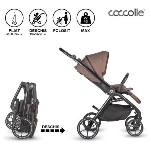 COCCOLLE SERRY 2U1 KOLICA - LIGHT TAUPE - Slika 14
