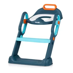 Chipolino sjedalica za WC s ljestvama Flippy - blue