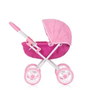 Chipolino KOLICA ZA LUTKE "DAISY" pink linen - Slika 2