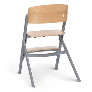 Kinderkraft Hranilica Livy Wood + njihaljka Calmee siva - Slika 5