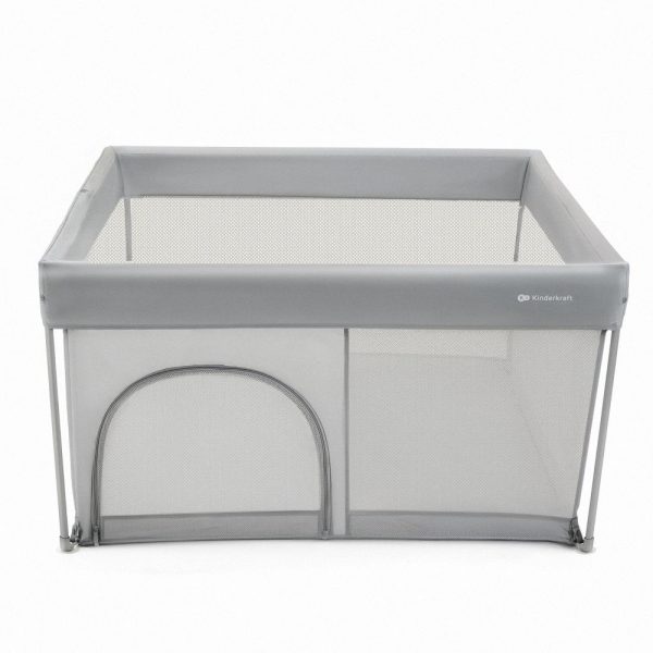 Kinderkraft dječja igraonica/vrtić ZIKI 126,5x126,5x69,5 cm, siva