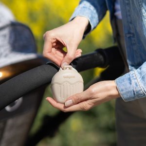 BabyOno Silikonska kutijica za dudu, bež - Slika 6