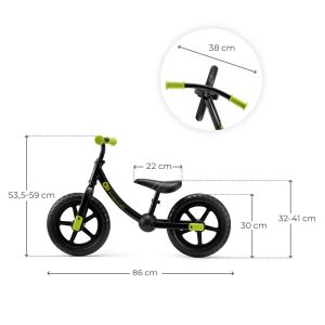 Kinderkraft balans bicikl 2WAY NEXT OFF ROAD, Black - Slika 7