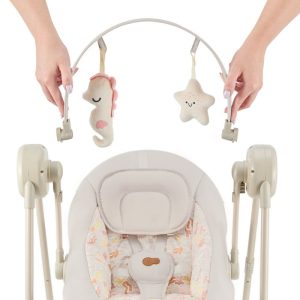 Kinderkraft Električna njihaljka SWINGEE bež - Slika 7