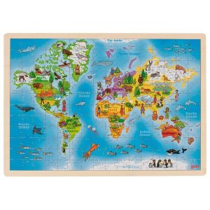 GOKI PUZZLE KARTA SVIJETA
