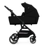 Kinderkraft dječja kolica Yoxi MINK PRO 3u1, Pure Black - Slika 3