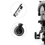 Kinderkraft Sklopivi tricikl JAZZ 2, Grey - Slika 3