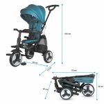 COCCOLLE SKLOPIVI TRICIKL SPECTRA PLUS PREMIUM – ATLANTIC BLUE - Slika 3
