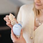 BabyOno Silikonska kutijica za dudu, plava - Slika 4