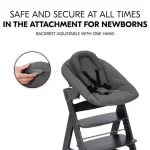Hauck hranilica Alpha Newborn Set Plus - Dark Grey - Slika 9