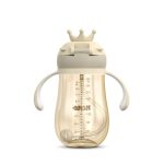 NENO MIO 2 Crown bočica sa slamkom 280 ml, Cream - Slika 6