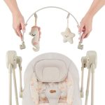 Kinderkraft Električna njihaljka SWINGEE bež - Slika 7