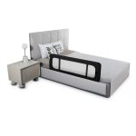 Kinderkraft Guard & Dream zaštitna ograda za krevet 118x41x44 cm, Black - Slika 8