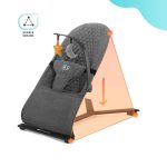 Kinderkraft Ležaljka MIMI siva - Slika 8
