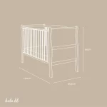 Woodies krevetić Noble Cot - vintage - Slika 3