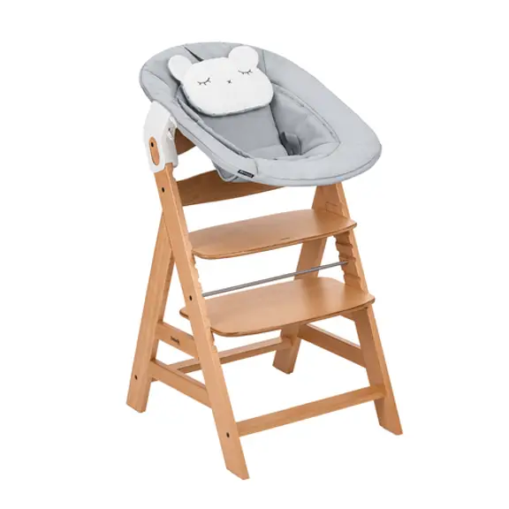 Hauck hranilica Alpha Newborn Set Pre - Nature Grey