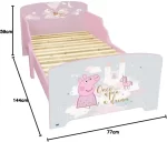 Krevetić Peppa Pig 70x140 cm - Slika 3