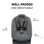 Hauck hranilica Alpha Newborn Set Plus - Dark Grey - Slika 6
