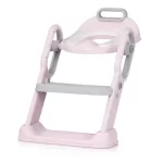Chipolino sjedalica za WC s ljestvama Flippy - pink