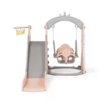 Chipolino tobogan, ljuljačka i koš za košarku Pink - Slika 3
