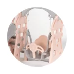 Chipolino tobogan, ljuljačka i koš za košarku Pink - Slika 4